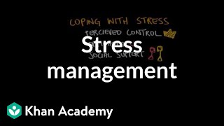 Stress management  Processing the Environment  MCAT  Khan Academy [upl. by Sternick167]