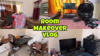 Room Cleaning amp Makeover Vlog roommakeover vlog digras [upl. by Eiramnaej]