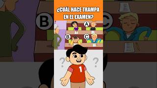 ¿CUÁL HACE TRAMPA EN EL EXAMEN quiz trivia [upl. by Pilif301]