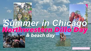 Dillo Day at Northwestern University  Beach Day Vlog [upl. by Adekram]