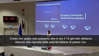 Balneari Commissione Ue quotIn stretto contatto con Italia su possibili soluzioniquot [upl. by Uv]