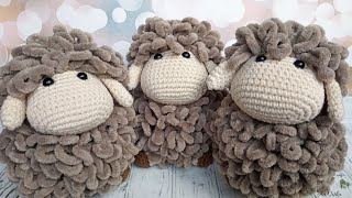 My crochet brown sheep [upl. by Etnoek]