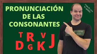 Pronunciación de las Consonantes en Inglés  Clase 1 nivel básico 1 [upl. by Autumn347]