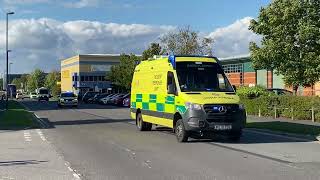 SECAMB 3x Hazardous Area Response Team and 1 Skoda [upl. by Gothard]