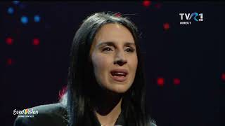 🇺🇦 Jamala  1944 LIVE  Eurovision 2022 Romania Final amp call for peace and solidarity [upl. by Nyleak319]