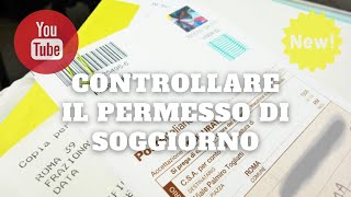 Controllare il permesso di soggiorno online [upl. by Terrel]