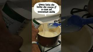 Como fazer arroz doce com leite condensado e coco [upl. by Ijies]