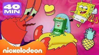 SpongeBob  Vreemdste koppels in Bikini Broek 💖  40 minuten compilatie  Nickelodeon Nederlands [upl. by Netsrak]