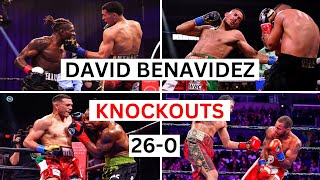 David Benavidez 260 All Knockouts amp Highlights [upl. by Oza]