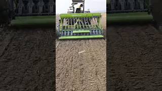 super seeder with tractor superseeder tractor agriculturalmachinery [upl. by Jobye]