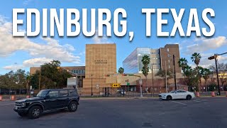 Edinburg Texas sunset drive Drive with me in a Texas border town [upl. by Akemhs]