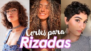 CORTES PARA CABELLO RIZADO 🌀 ¡LOS MEJORES [upl. by Florian]