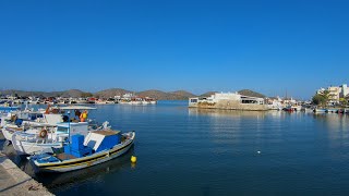 Walking in Elounda Crete ☀️ Greece  4K60 [upl. by Beale599]