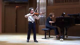 Elisei Kosolapov plays John Lodge Ellerton Tarantella Op15 №4 for Violine and Piano [upl. by Haran]