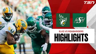 Edmonton Elks vs Saskatchewan Roughriders  CFL HIGHLIGHTS WEEK 9 [upl. by Willyt]