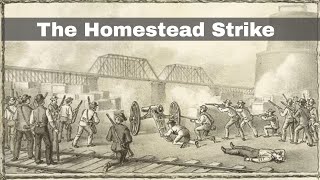 6th July 1892 The Homestead Strike sees Pinkerton agents fight striking steelworkers [upl. by Llerrom379]