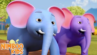 Ek Mota Hathi Khelne Gaya एक मोटा हाथी Hindi Cartoon Song and Baby Videos [upl. by Markiv]