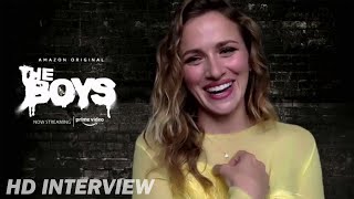 Shantel VanSanten talks about Season 2 of THE BOYS [upl. by O'Neill53]