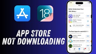 Fix App Store Not Downloading Apps on iPhone XXS111213141516  Quick Solution [upl. by Enyedy]