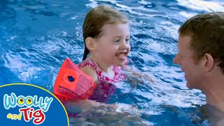 WoollyandTigOfficial  Tigs First Swimming Lesson  TV Show for Kids  Splash [upl. by Clapper]