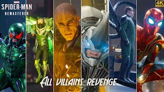 SpiderMan vs all villains revenge fight sinister six villains gameplay Ending pc 60FPS4k [upl. by Eilsil18]