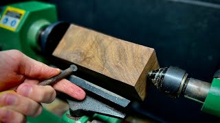 Woodturning  Making a Beautiful Fountain Pen from Black Walnut [upl. by Beall20]