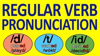 REGULAR VERBS PRONUNCIATION 23 06 2013 [upl. by Durwin]