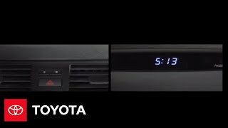 2007  2009 Camry HowTo Clock  Toyota [upl. by Marley394]