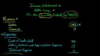 The Income Statement defined and explained [upl. by Ramoh]