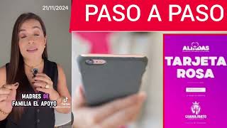 TARJETA ROSA CÓMO REGISTRASE CON CELULAR PASOS Y REQUISITOS 1000 EDAD 2545 [upl. by Prudi]