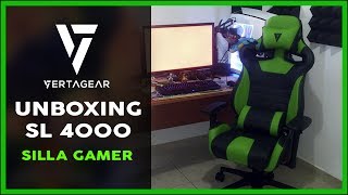 Unboxing de silla Gamer  Vertagear SL4000 [upl. by Fenn995]