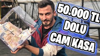 KIRILMAZ CAMDAN PARA KASASI YAPTIRDIM  50000tl ÖDÜL [upl. by Pudendas680]