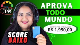 Top 3 Cartões de Credito de FÁCIL APROVAÇÃO ✨🎉 APROVA LIMITE ALTO ✨ Peça o seu [upl. by Eyde]