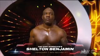 SHELTON BENJAMIN ENTRANCE COLLISION 161124 [upl. by Aym526]