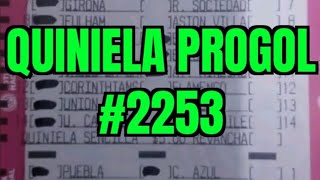 Quiniela Progol 2253 Analisis Completo suscribete progol [upl. by Nere391]