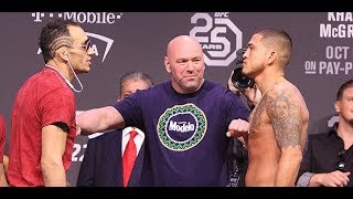 UFC 229 Ceremonial WeighIn Tony Ferguson vs Anthony Pettis [upl. by Harli]