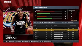 NBA 2K22 Philadelphia 76ers 200001  Completed Classic Teams Project 3 PS5 [upl. by Oilut]