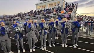 Edon Cheer amp Student Section November 1st Playoffs [upl. by Hafeetal]