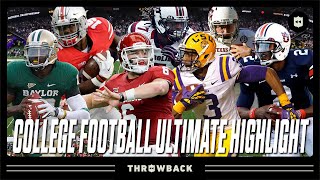 Top College Football Plays of the Decade 20102020 [upl. by Sair]