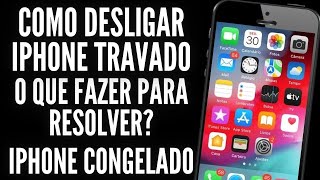 como desligar iphone travado  Como Desligar o iPhone Quando Ele Travar COMO RESOLVER CONGELADA [upl. by Kerman]