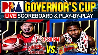 GINEBRA VS SAN MIGUEL  PBA LIVE PLAYBYPLAY REACTION [upl. by Arbed]