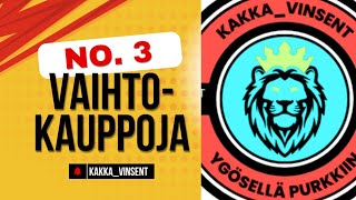 Vaihtokaupat  jakso no 3 😎 Pikku Vinski vetää jakson🔥 [upl. by Acirderf]