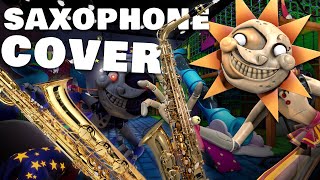 Playing the FNAF SB Daycare Theme on SAXOPHONE At the DAYCARE GONE WRONG [upl. by Uchish]