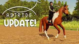 DRESSAGE CHARACTERS AND MORE  Astride Early Access Update [upl. by Wei27]