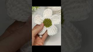 A wonderful crochet flower motif 🌸crochet knitting crochettutorial keşfetteyiz keşfet [upl. by Azilem]