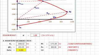 CONCRETE COLUMN DESIGN USING EXCEL SPREADSHEETAXIALLY LOADED WITH BIAXIAL MOMENT [upl. by Anitnelav209]