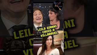 LEILA GIANNI INCINERÓ A VILLARRUEL argentina casta cristina milei economia [upl. by Ellenhoj]