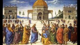 Lecture 3  Pietro Perugino Handing of the Keys to Saint Peter 1481 Sistine Chapel Vatican [upl. by Zia]