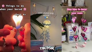 Aesthetic DIY Room decor ideas for Beginners Tiktok compilation ✨ [upl. by Yeliac]