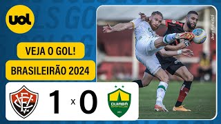 VITÓRIA 1 X 0 CUIABÁ  BRASILEIRÃO 2024 VEJA O GOL [upl. by Farnham]